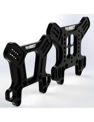 Supports d'amortisseurs AVT/ARR pour MBX8R RC-PROJECT