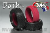 Pneus  "DASH" PINK avant 4x2 + inserts (la paire) 6-MIK