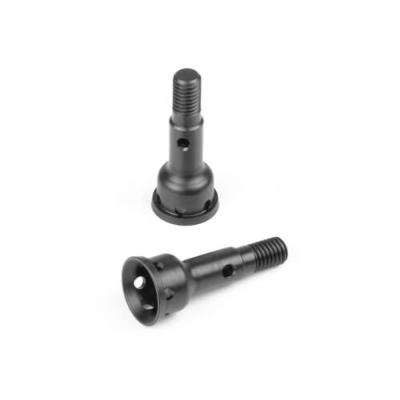 Stub axles SCT410SL M5 thread, hardened steel (2) TEKNO-RC