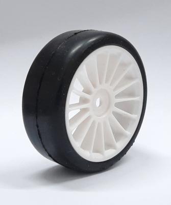 Pneus slick 24 mm 1/10 Stock 17.5T/21.5T Touring Electrique (4) SP RACING TEAM