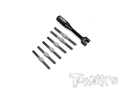 Kit de pas inversés titane pour Sworkz S14-3 T-WORK'S