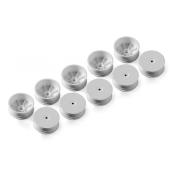 Jantes AV 12mm blanches - IFMAR - HARD (10) - XRAY