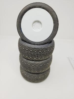 PNEUS WS-02 GOMME 35 Synthétique MONTÉS SUR JANTES BLANCHES (4) - 1% D'USURES WS-LINE