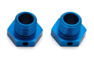 Hexagones de roues bleus 17mm (2) TEAM-ASSOCIATED