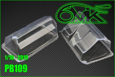 Ailerons lexan Type S pour buggy 1/10e (2) 6-MIK