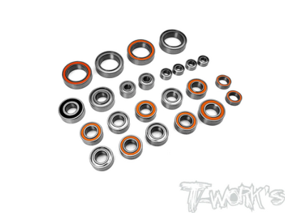 Kit complet de roulements étanches pour X-Ray XB2'22D (24 pièces) T-WORK'S