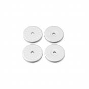 Pistons d'amortisseur Vierges (plates/plates, 15,8 mm, moulées avec précision, 16 alvéoles) TEKNO RC