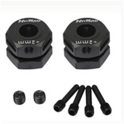 Hexagones de roues +2mm & visserie (2) HOBAO RACING