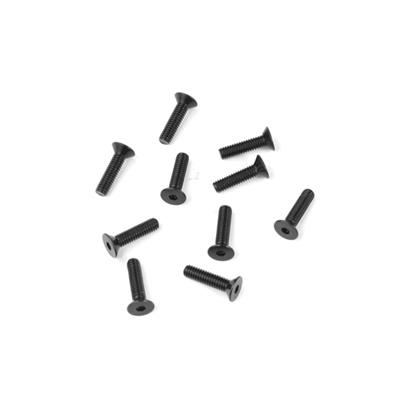 Visserie têtes fraisées 2.5 x 10mm (10) TEKNO-RC