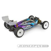 Carrosserie non-peinte "P2K" pour RC10 B6.1 + aileron AERO J-CONCEPTS