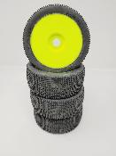 PNEUS PIXEL GOMME N35 MONTÉS SUR JANTES JAUNES (4) - 5% D'USURES GRP