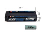 Lipo Batterie 2S 7.6V 7200mAh 140C 5mm avec cordon DEAN