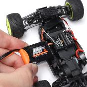 1/28 Micro-T 2S 2WD RTR Race Buggy (Battery & Charger Included), Silver LOSI