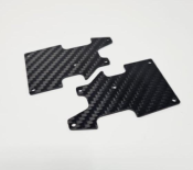 Renforts de triangles arrière carbone 1.5mm pour Hobao Hyper VS / VS2 (2) LR PROD