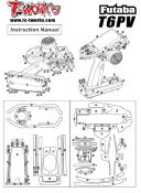Stickers 3D carbone pour radio Futaba T6PV (la planche) T-WORK'S