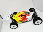 Carrosserie VSE Jaune/Rouge/Blanc peinte pour VSE HOBAO RACING