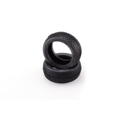 Pneus TT 1/8 "MIAMI" RAIN seul (2) HOTRACE TYRES
