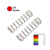 Ressorts 16mm arrières EVO 3.8 rouges (2) 8B 4.0 LOSI