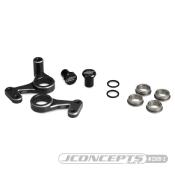 Set de direction Alu Noir pour RC10 World J-CONCEPTS
