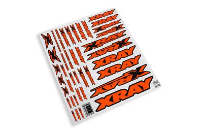 Stickers "orange fluo" (1) X-RAY