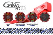 POCS400B EMBRAYAGE COMPLET 4pts 32mm V3 ROUGE OPTIMA