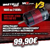 NEW Moteur 1/8eme brushless 4268 V3 2025 (bobinage au choix) WS-LINE