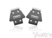 Sabot de protection de châssis inox avant pour Associated RC8 B4 (2) T-WORK'S
