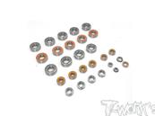 Kit complet de roulements étanches pour Sworkz S35-3 (24pcs) T-WORK'S