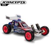 Carrosserie non-peinte PROTECTOR pour Associated RC10 1989 Stealth + aileron 5.5" J-CONCEPTS