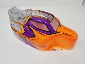 CARROSSERIE S15 ORANGE FLUO/VIOLET/SILVER PEINTE POUR MUGEN OU SWORKZ 2.0 J-CONCEPTS