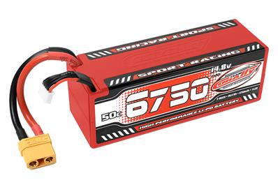 Accu Lipo SportRac. 6750 50c 4S 14.8V CORALLY