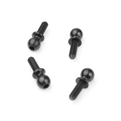 Ball Stud (5.5mm, short neck, 8mm thread, 4pcs) TEKNO-RC