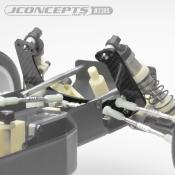 Tour d'amortisseur Avant en Carbone 2.5mm pour RC10 World J-CONCEPTS