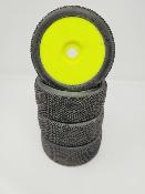 PNEUS TRIKY GOMME S35 MONTÉS SUR JANTES JAUNES (4) - 5% D'USURES GRP