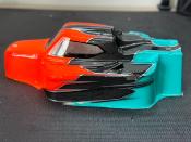 Carrosserie "MYSTRAL" Orange Fluo/Gun Métal/Turquoise Universel WS-LINE
