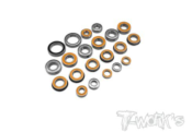 Kit Complet Roulements Etanches pour TLR 8IGHT-XE (22pcs) T-WORK'S