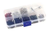 Boite de vis/goupilles/clips 270pcs + clés TAMIYA