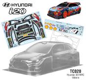 1/10 Hyundai i20 190mm (non peinte) TEAM C