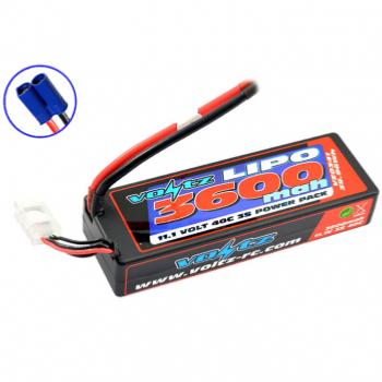 Accu Lipo 3600 mAh 40C 3S 11.1V - EC5 VOLTZ