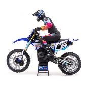 Moto RC 1/4 - Promoto-MX Club MX - BLEU - RTR SANS accu, ni chargeur LOSI