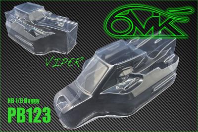 Carrosserie lexan "VIPER" pour HB 819/D8 (non-peinte) 6-MIK