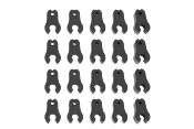 Clips de chasse (1 à 4.5mm) SBX-825 CORALLY