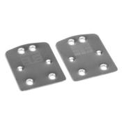 Skid Plate Arrière Acier pour ET/EB/NB48 2.0 (2pc) TEKNO-RC