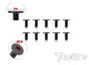 Vis Acier Tête Plate M4x10 (10pcs) T-WORKS