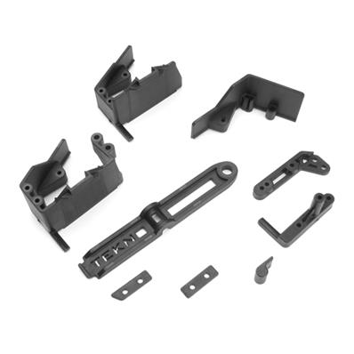 Side Guard, Servo Mount, Battery Acc. (EB/ET410) TEKNO-RC