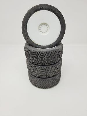 PNEUS SPIDERWEB EVO GOMME M3 MONTÉS SUR JANTES BLANCHES (4) - 5% D'USURES VP-PRO