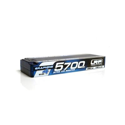 Accu Lipo stick "graphene 4" 5700 120c HV 7.6v LRP