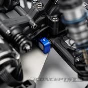 Cale de suspension alu C - 1deg Bleu pour RC10 B7/B7D J-CONCEPTS