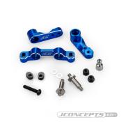 Kit de direction Alu. Bleu pour Team Associated RC10B7/B7D J-CONCEPTS