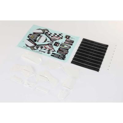 Kit stickers et pièces plastique BLANC - PROMOTO MX LOSI